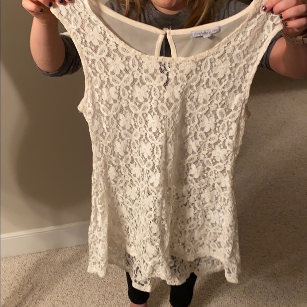 Charlotte Russe blouse tank top